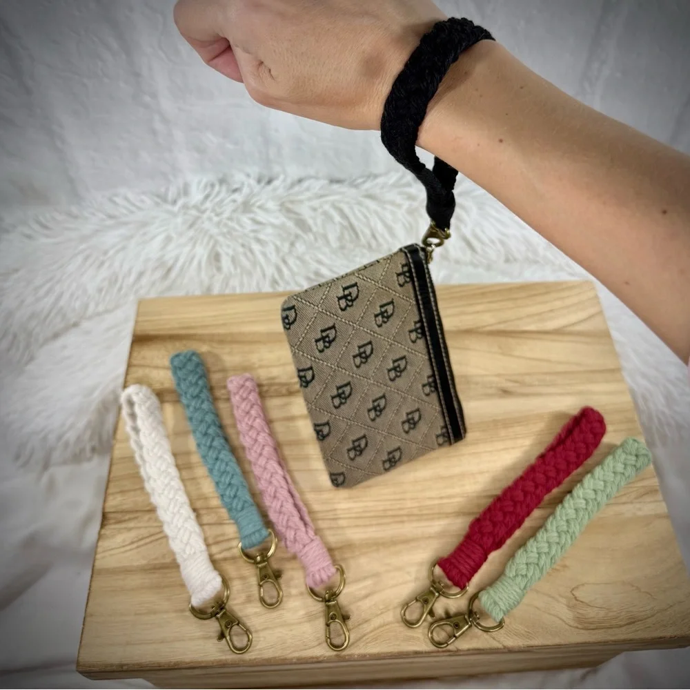Braided Woven Wrislet Keychain‎ Strap